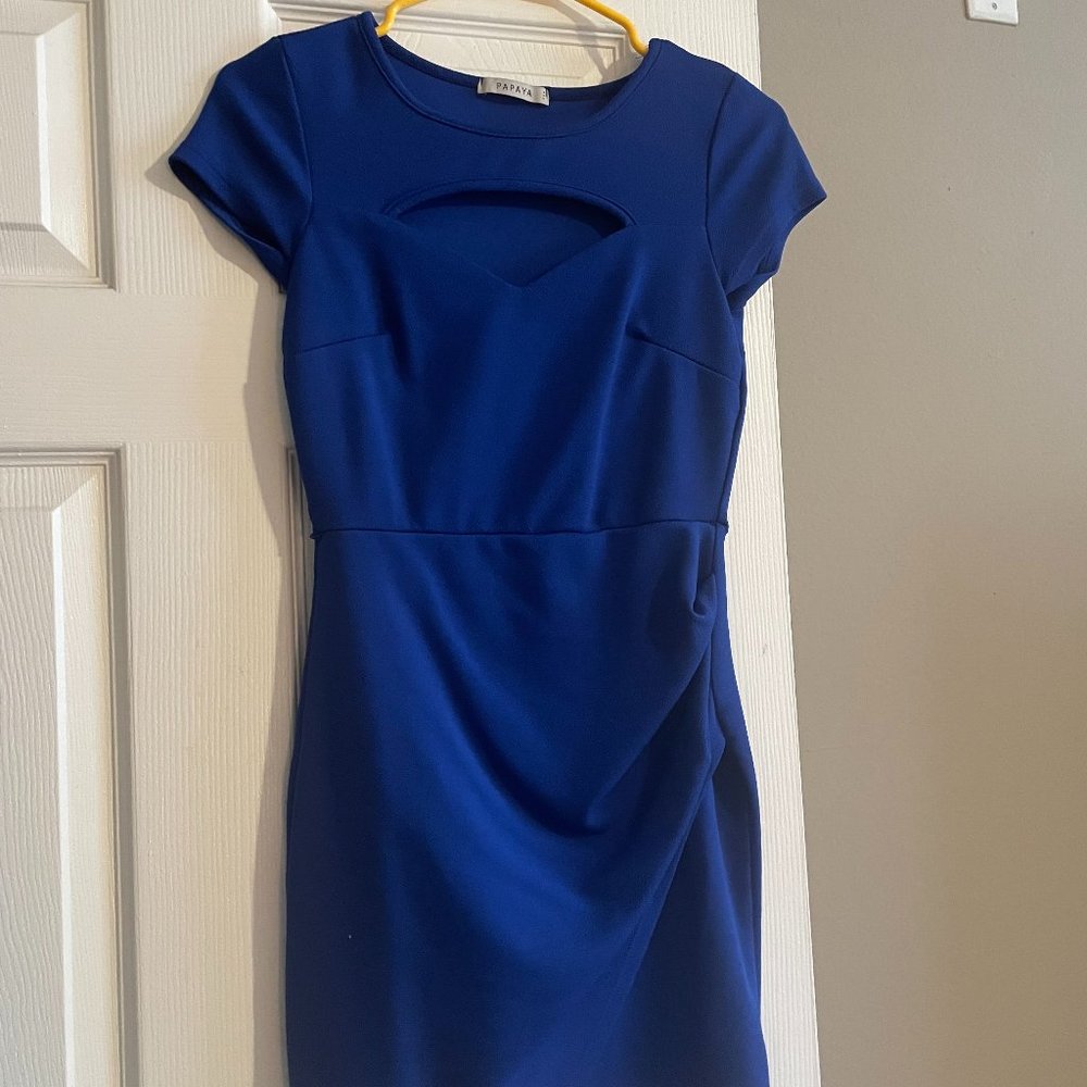 Blue Cocktail Dress
